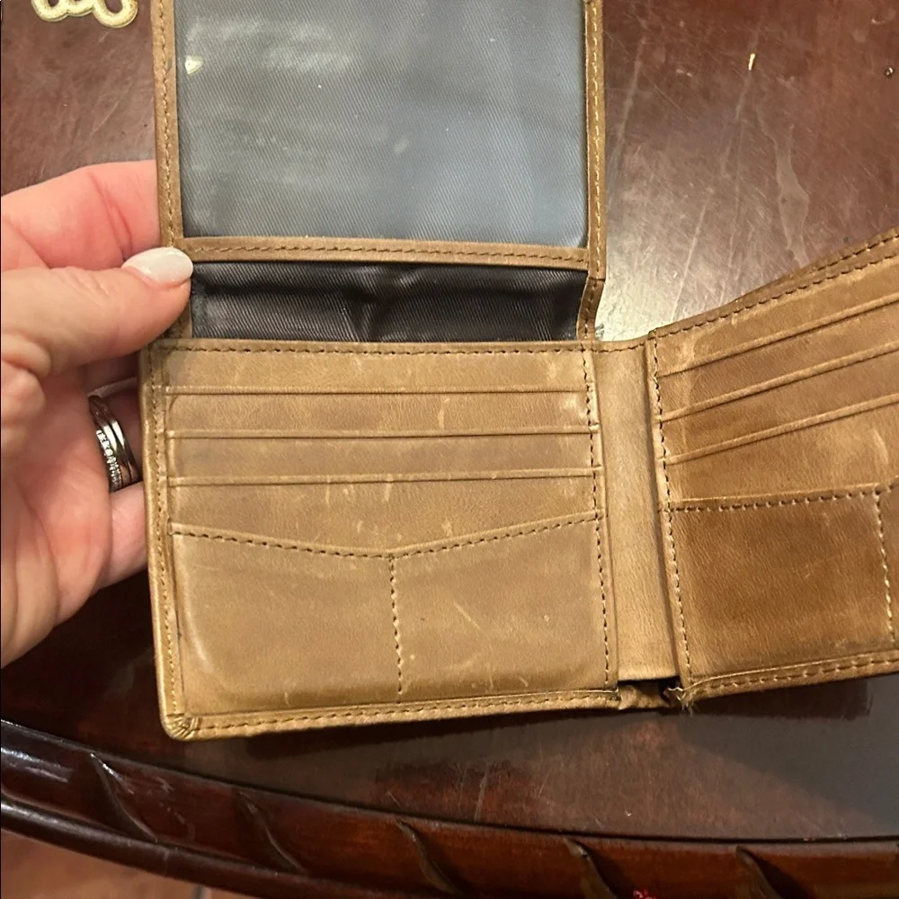 HIMI Classic Brown Leather Wallet